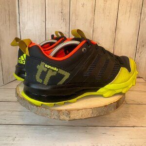 Adidas Kanadia TR7 Trail Walking Running Shoes Women Size 6.5 Black Yellow
